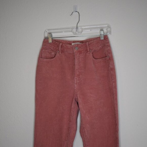 Pacsun Corduroy Jeans Pants Sz 27 High Waist Cotton Preppy Boho Retro 70s - Picture 2 of 16